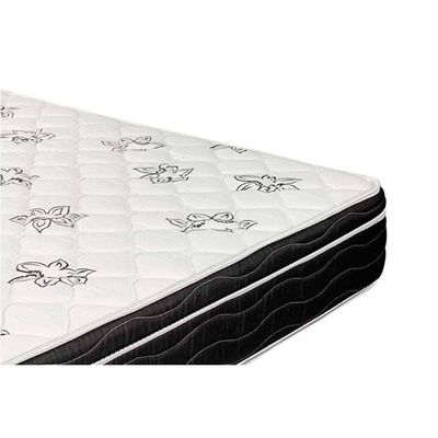 Cama Box Casal Colchão Molas Bonnel Ortobom Nanolastic Physical Spring + Base Crc Suede Black(138x188)