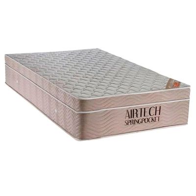 Colchão Solteiro Molas Ensacadas Superpocket Airtech Spring Ortopillow (88x188x25) - Ortobom