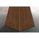 Mesa P- Cozinha Luna C- Tampo 90x90cm Flex Madeirado Vidro Canto Curvo - Imbuia-ripado 3d-off White - Rufato