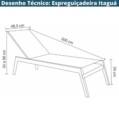 Espreguiçadeira Chaise Outdoor Externa Itaguá Rivatti Alumínio Amêndoa Tela Mesh Bege Com Rodinhas