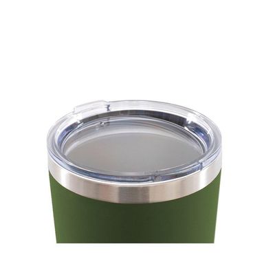 Copo Termico Tumbler 887ml Qgk Verde Militar Com Tampa