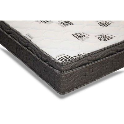 Cama Box Baú King Colchão Espuma D45 Ortobom Light Saúde Ortopillow + Base Crc Courano Black(193x203)