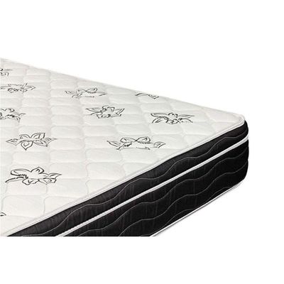 Cama Box Baú King Colchão Molas Bonnel Ortobom Nanolastic Physical Spring + Base Crc Courano Black(186x198)