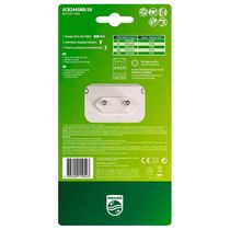 Carregador Scb Philips (01 Carregador E 02 Un Pilhas Aa)