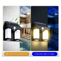 Luz De Led Arandela Solar Parede Rústica Sensor De Presença BM-8529
