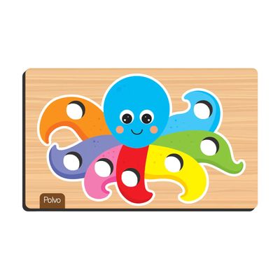 Jogo Educativo Pega Pom Pom Montessori Nig - 0461