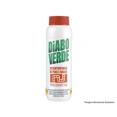Desentupidor Pia/Ralo Diabo Verde 300G