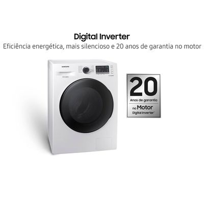 Lava e Seca Samsung Ecobubble 11 Kg Smart Check WD11A Branco / 220V