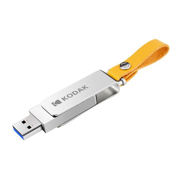 Pen drive KODAK USB3.0 de metal com velocidade de 120MB/s 64GB