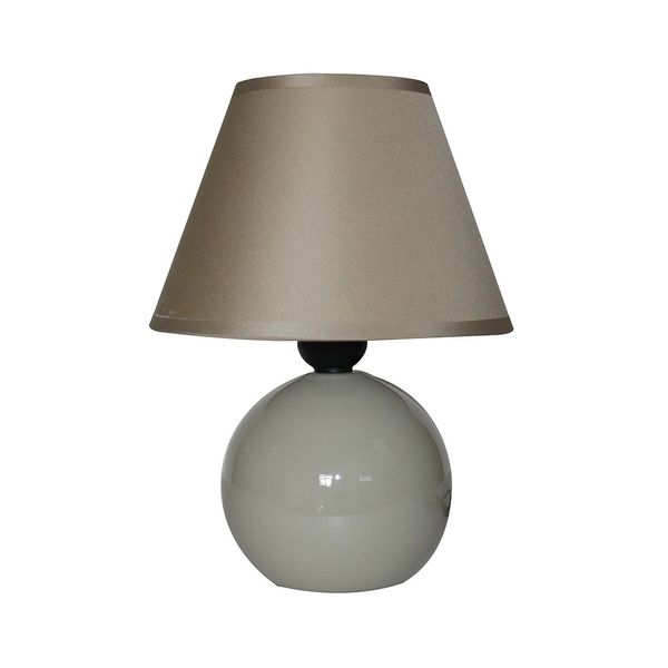 Abajur de Cerâmica Le Berlim 25cm Bege Bivolt