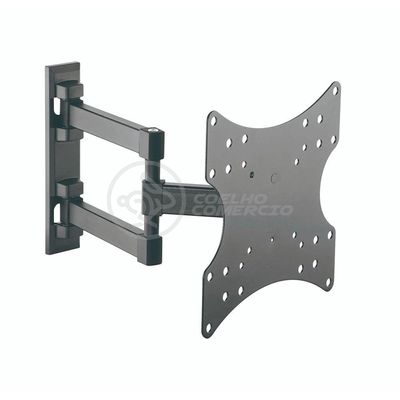 Suporte De Tv Articulado Para Painel E Parede Led Lcd Plasma Oled 3d De 14" à 42" Polegadas 302w