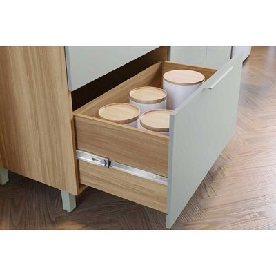 Cozinha Completa Marquesa 6 Peças ( 3 Aéreos + 3 Balcões) C6p42 Nature-verde - Nesher