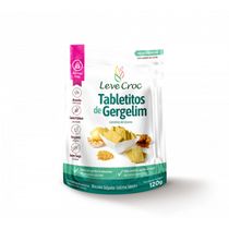 Biscoito Tabletito Salgado Gergelim Sem Glúten Leve Crock 120g