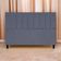 Cabeceira Decorativa Elen Para Cama King 195 Cm Suede Cinza, Suede