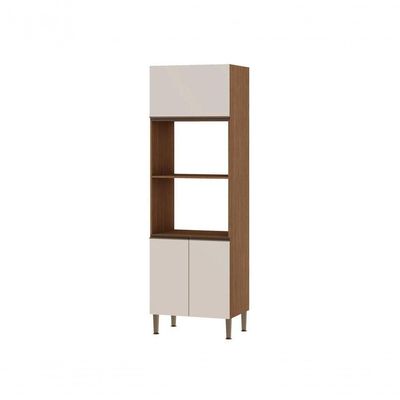 Torre Quente para Forno e Micro Ébano Fosco Off White Fosco Genialflex