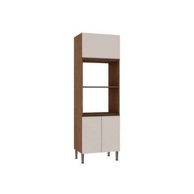 Torre Quente para Forno e Micro Ébano Fosco Off White Fosco Genialflex