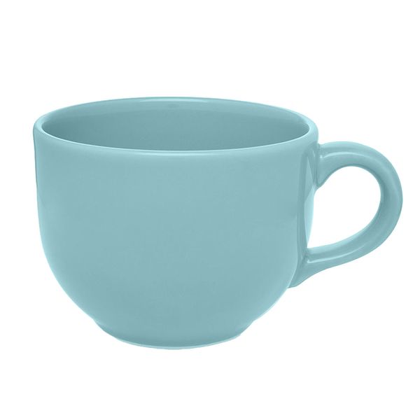 Caneca Oxford Jumbo Cerâmica Turquesa 740ml Caneca Oxford Jumbo Cerâmica Turquesa 740ml