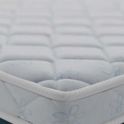 Colchão Solteirão York Molas Ensacadas (24x108x198) Azul e Branco
