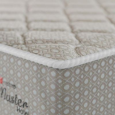 Cama Box com Colchão Solteiro Master Hotel Molejo Superlastic (67x88x188) Bege