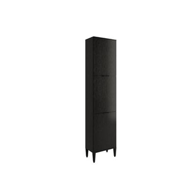 Paneleiro De Cozinha Alpha 2510 C- 3 Portas 50cm Preto - Carraro