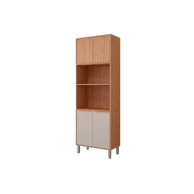Paneleiro De Cozinha Divina Torre Quente Com 4 Portas 2 Fornos 70cm Freijo-off White - Mgm
