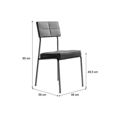 Sala De Jantar Completa átria 1594 Aço C- Tampo Madeirado 100cm E 4 Cadeiras Neo Rose-freijó-nogal - Rose-areia - Caramelo - Carraro