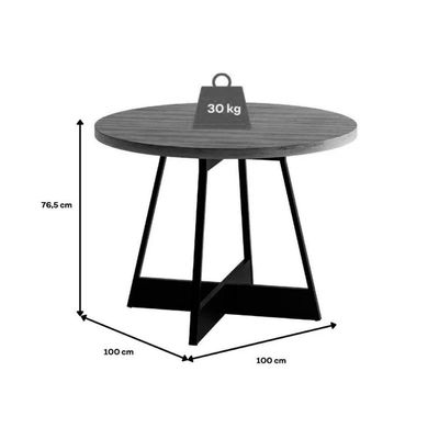 Sala De Jantar Completa átria 1594 Aço C- Tampo Madeirado 100cm E 4 Cadeiras Neo Rose-freijó-nogal - Rose-areia - Caramelo - Carraro