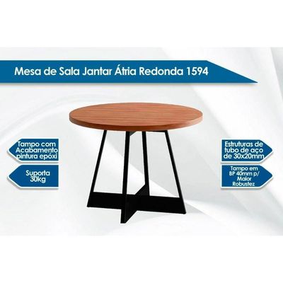 Sala De Jantar Completa átria 1594 Aço C- Tampo Madeirado 100cm E 4 Cadeiras Neo Rose-freijó-nogal - Rose-areia - Caramelo - Carraro