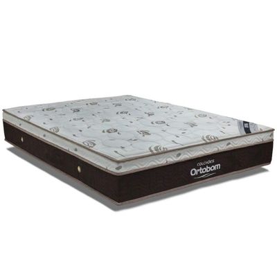 Colchão Casal Molas Ensacadas Superpocket Sleep King Ortopillow (138x188x30) - Ortobom