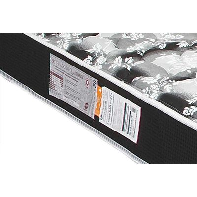 Colchão Solteiro Espuma D28 Celebrity Black (88x188x12) Luckspuma