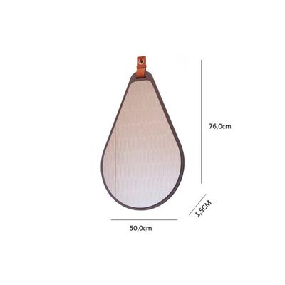Espelho De Quarto Gota 50x76cm Pistache - Mgm