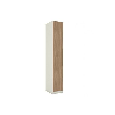Módulo De Quarto Casal Guarda Roupa C/ 1 Porta Mc01 Seletto Areia/jequitibá - Henn