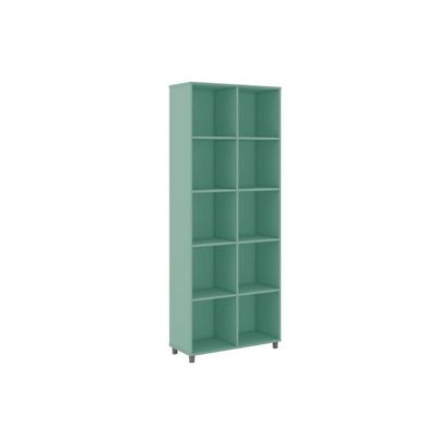 Estante P-sala Esm225 C- 10 Nichos 74x185cm Mel - Movelbento