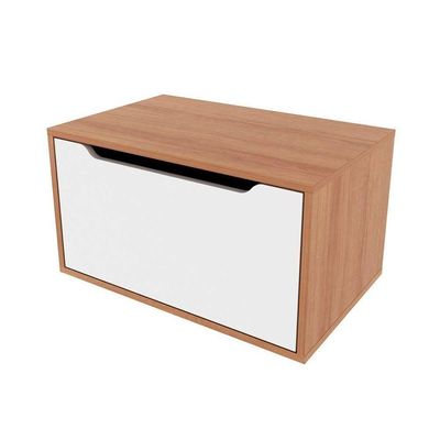 Gabinete De Banheiro Suspenso Bn3646 Sem Cuba 1 Porta 60cm Mármore Branco - Tecno Mobili
