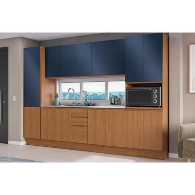 Paneleiro De Cozinha Ciela R628 C-2 Portas 50x220cm Canela - Kappesberg