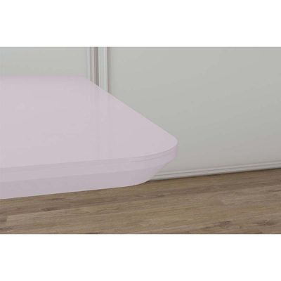 Mesa De Sala Jantar Apogeu Plus + Tampo Madeirado Vidro 170x90cm Rovere-amêndoa-off White - Lopas