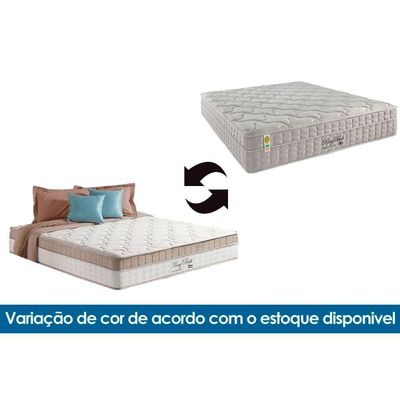 Conjunto Box Baú Solteiro Colchão Molas D Angelis Anjos Ensacadas King Best Clean + Base Crc Suede Clean (88x188)