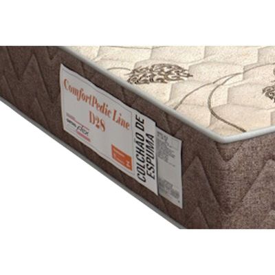 Conjunto Box Queen: Colchão Espuma Orthoflex D28 Comfortpedic+ Base Crc Suede Clean(158x198)