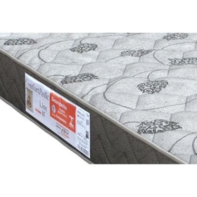 Conjunto Box Queen: Colchão Espuma Orthoflex D45 Comfortpedic + Base Crc Suede Black(158x198)