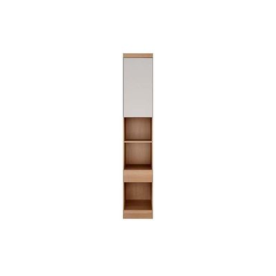 Modulado De Quarto Armário Mesa De Cabeceira Rizon-linea 1 Porta C-1 Gaveta Cumaru-fendi