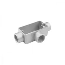 Condulete fixo 1/2" tipo "T" - sem tampa / rosca BSP / sem pintura