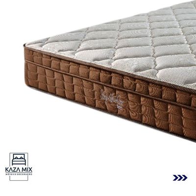 Cama Box Branco E Colchão Anjos Star Pillow In Molas Ensacadas Casal Anjos