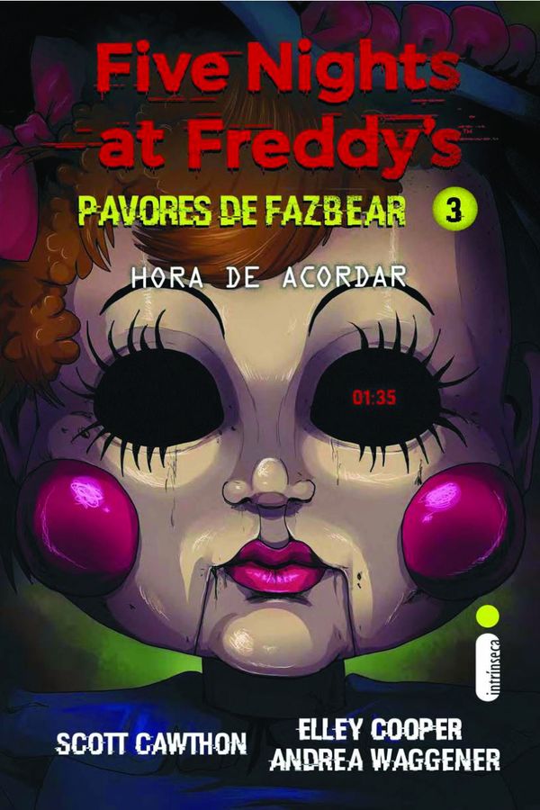 Livro: Hora de Acordar - Five Nights at Freddys: Pavores de Fazbear Vol. 3 (Português) Capa Comum