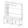 Painel E Rack Para Tv Tiane Off White E Canela