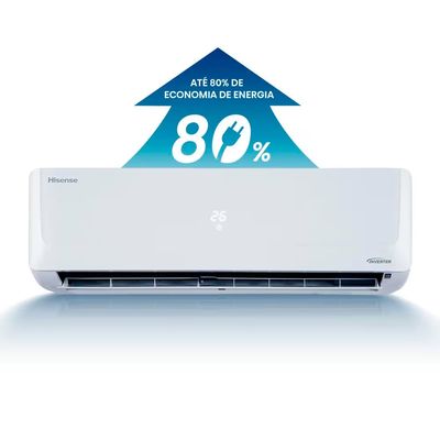 Ar-Condicionado Split Hisense AS-09TW2RLD com Tecnologia Inverter 9.000 BTUs R-32 Frio Branco / 220V