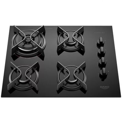 Cooktop a Gás 4 Bocas Dako Supreme com Queimador Tripla Chama n/a / Bivolt