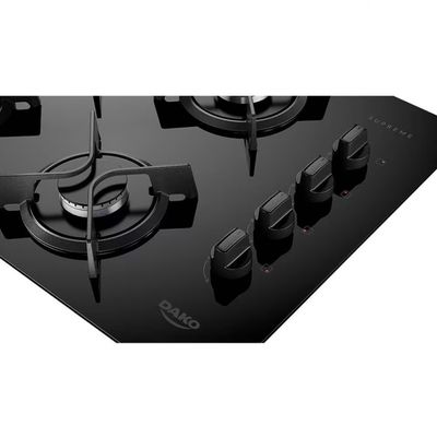 Cooktop a Gás 4 Bocas Dako Supreme com Queimador Tripla Chama n/a / Bivolt