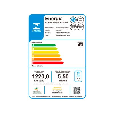 Ar Condicionado Split Hi Wall Hisense Connect Inverter 30.000 Btus Frio 220v R-32