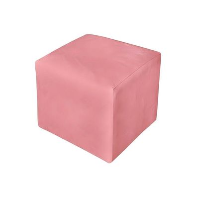 Poltrona Amamentação Cadeira Reforçada Balanço Puff Suede Cor:rosê