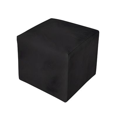 Poltrona Amamentação Cadeira Reforçada Balanço Puff Corino Cor:preto